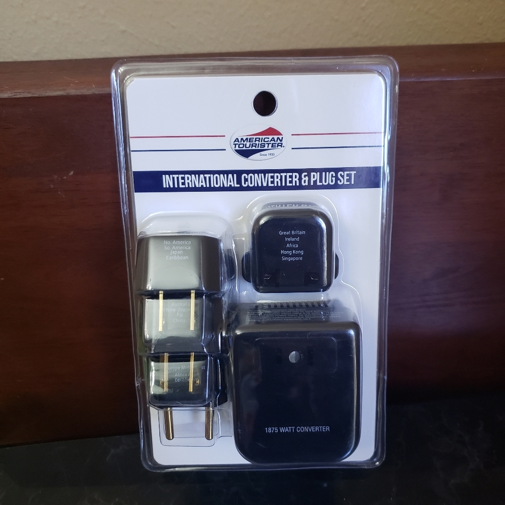 International converter travel power adapter plug